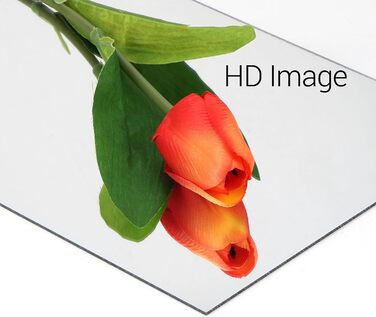 16 штук настінних дзеркал для плитки - проста установка, без рамки, 40x30 см для спальні, вітальні, ванної кімнати та домашнього спортзалу