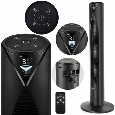 Колонний вентилятор Taylor Swoden B30101I3D, чорний