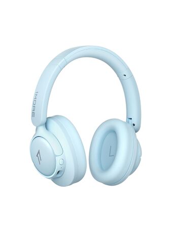1MORE HQ31 Бездротові навушники Bluetooth Over-Ear з активним шумозаглушенням, 90 годин роботи, Hi-Res Audio, просторовий звук, чіткий звук дзвінків, швидка зарядка, EQ в додатку (Блакитний)