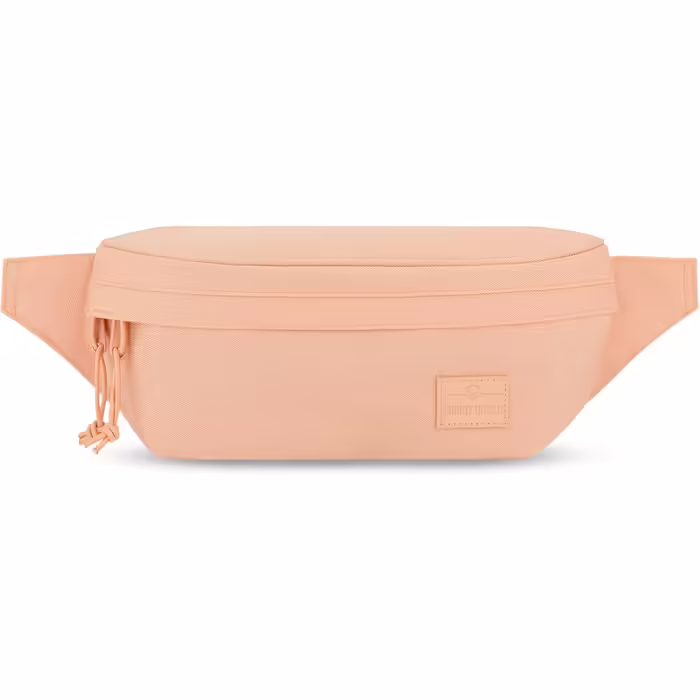 JOHNNY URBAN Waist Bag Women & Men - Tom - Belt Bag With Flexible Belt for Festival - Stylish Crossbody Chest Bag - Water-Repellent (Peach)