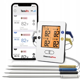 Електронний термометр із щупом ThermoPro, діапазон -10-300 °C