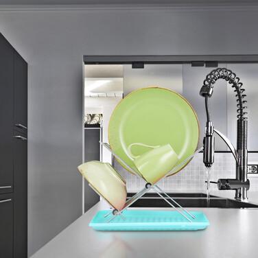 Relaxdays Dish Drainer with Catch Basin