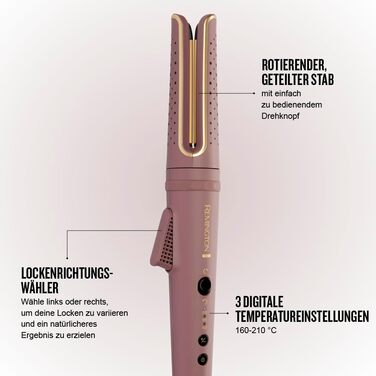 Стайлер для волосся Remington AIRvive™ Lockenstab CI8930 з іонізацією та технологією Air-Technologie, 160-210°C