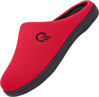 Тапочки Mishansha для дому чоловічі та жіночі зимові, зручні, з пам'яттю, розмір 36-47, червоні