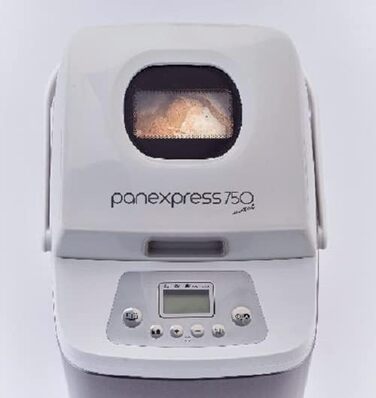 Хлібопечка Ariete 132 Panexpress 750 Metal: 19 програм, нержавіюча сталь, для хліба, піци та десертів