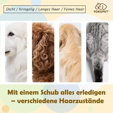 Видалення ковтунів для собак та котів з довгою шерстю | Щітка для підшерстка | Розплутування, видалення ковтунів та підшерстка | Розчіска для собак та котів | Зелений (Блакитний)