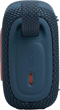 JBL GO 5: Портативна Bluetooth колонка, великий звук JBL Pro, баси, водонепроникна, до 10 годин, блакитна