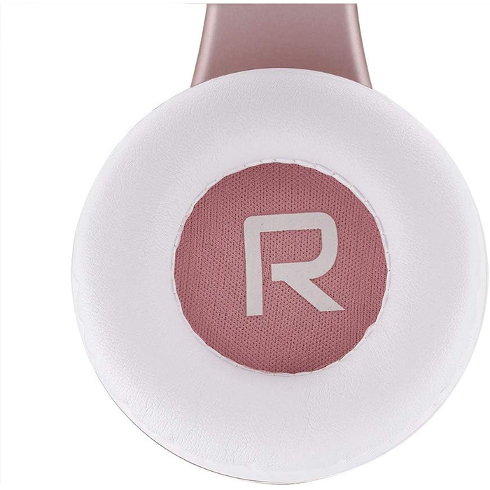 Бездротові навушники PowerLocus Over-Ear з Bluetooth, мікрофоном, складні конструкції, м'які амбушюри, Hi-Fi стерео звук, бас, для дітей/дорослих/TV/PC/Home Office, рожеве золото