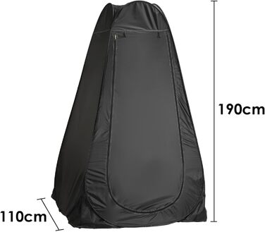 Намет-туалет Pop-Up – мобільний душ та передягальня з UV-захистом для кемпінгу, пляжу та відпочинку на природі. У комплекті сумка для перенесення