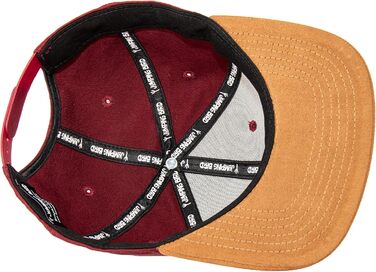 Кепка бейсболка Jumping Bird • Змінний розмір • Outdoor Snapback • Бордовий колір