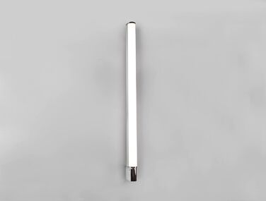 Trio Leuchten LED Bathroom Wall Light Piera 284074206, colored plastic, includes 8 Watt LED, switch, socket, (Chrome, Width 119cm)