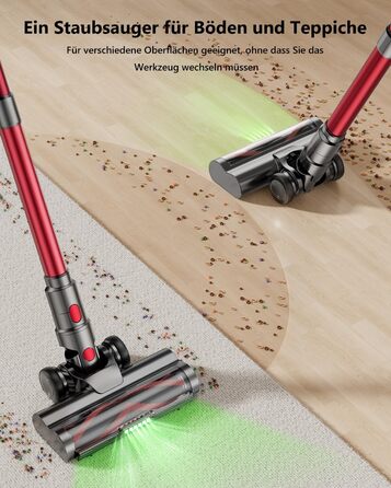 Бездротовий акумуляторний пилосос X10 з зарядною станцією та анти-заплутувальною насадкою для твердих підлог, килимів та шерсті тварин (75 хвилин роботи)