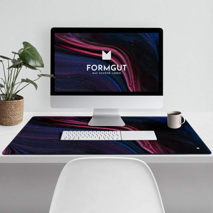 Підкладка для столу FORMGUT з мотивом Space, 80x40 см - килимок для ноутбука, мишки, геймінгу, офісу, дому