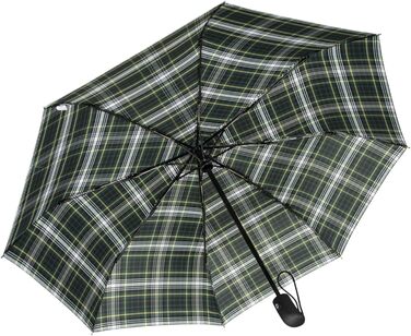 iX-brella First Class: Змінний колір при намоканні - дощовий парасолька (Квітковий принт, зелений)
