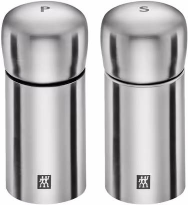 Набір млинків для спецій ZWILLING 2 шт, сіль і перець, нержавіюча сталь матова