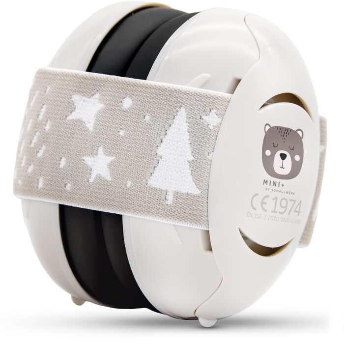 Schallwerk Mini+ (Bear Dusty) - навушники шумозаглушувачі для малюків, захист вух для дітей, преміум якість