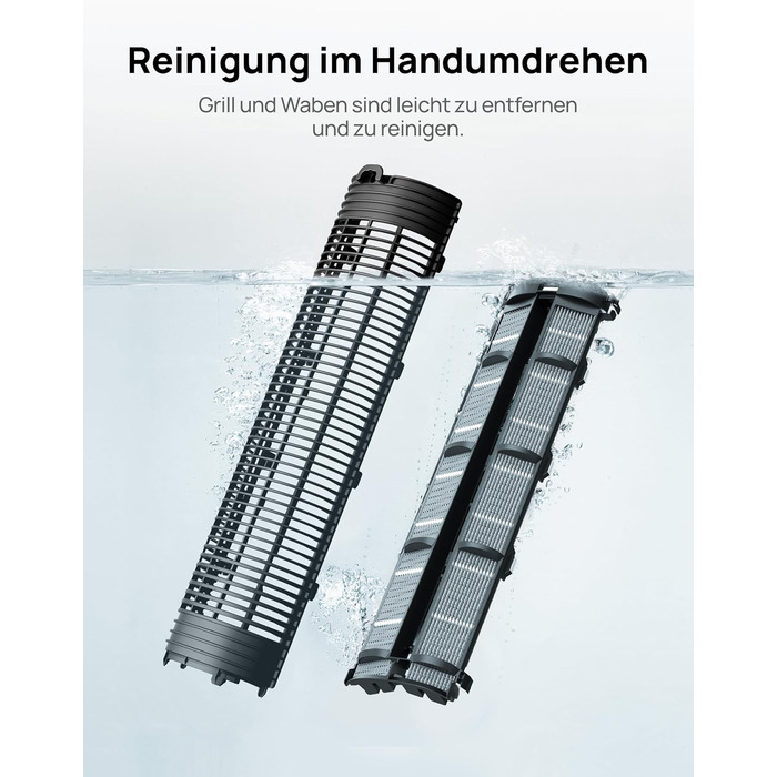 Охолоджувач повітря Dreo з водяним охолодженням, тихий, 40-дюймовий, з поворотом 80°, 3 режими, 4 швидкості, з пульт керування (білий/чорний)