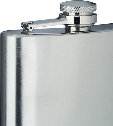 Набір флаконів Relaxdays, 10 шт., 200 мл, нержавіюча сталь, для напоїв, з кришкою, сріблясті