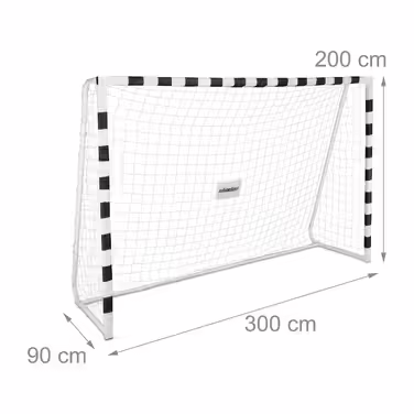 Relaxdays XXL Metal Football Goal