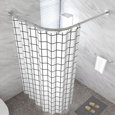 Текстильна штора для ванни Profi ID, 170 x 180 см