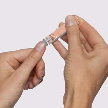 Набір для манікюру Tweezerman Nagelknipser Combo: прецизійне підрізання нігтів (2 шт.), рожеве золото