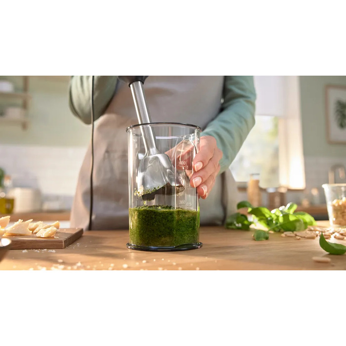 Занурювальний блендер Bosch ErgoMaster MSM6M673 1000 Вт, чорний