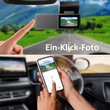 Відеореєстратор Auto Dashcam 2K з Wi-Fi, 64GB, Super Нічне Бачення, 170° Широкий Кут, G-сенсор, Циклічна Запис, IPS-дисплей, 24h Паркінг з Детектором Руху