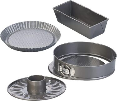 Набір форм для випічки Rosenstein & Söhne: 5 шт. з антипригарним покриттям (форми для тортів, випічки)