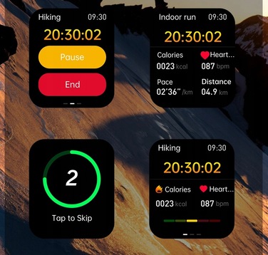 Смарт-годинник Bartomtime eTech58PRO Kardiowatch, унісекс, чорний