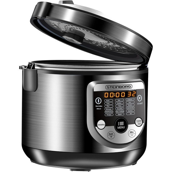 18-in-1 Multi Cooker Slow Cooker | 900 Watts | 5 Liters | Rice Cooker | Steamer | Food Warmer | Sauté Pan | Yogurt Maker | Multi Cooker | Pressure Cooker | Hot Cooker | Cooker