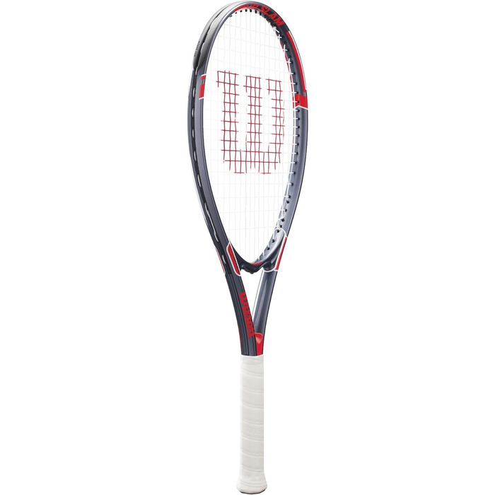 Тенісний ракетка Wilson Tour Slam для дорослих. Розмір ручки 3 - 4 3/8' зелено/чорна (Grip Size 3 - 4 3/8', червона / сіра)