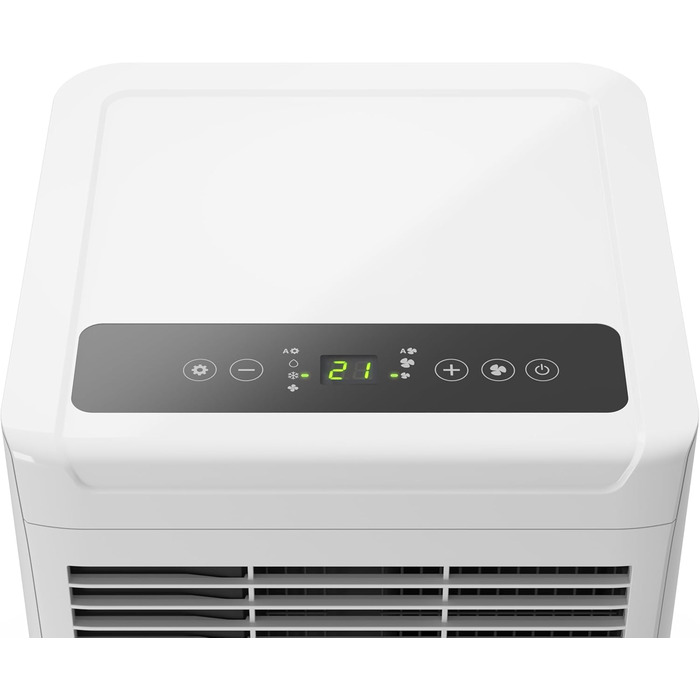 Olimpia Splendid Dolceclima Slim 8 WWB: Портативний кондиціонер 8000 BTU з функцією осушувача та вентиляції, Клас A, 2.1 кВт, Ultra Slim дизайн