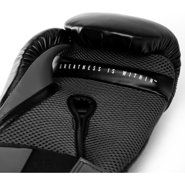 Боксерські рукавички Everlast Elite 2, 8oz, чорно-сірі – для спарингу, роботи з манекеном та рукавичками, оригінальні Everlast