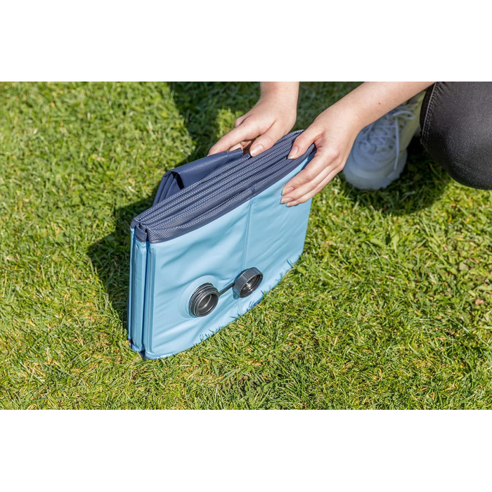 Басейн для собак TRIXIE 70x12 см, блакитно-сірий, без надування, з неслизьким дном