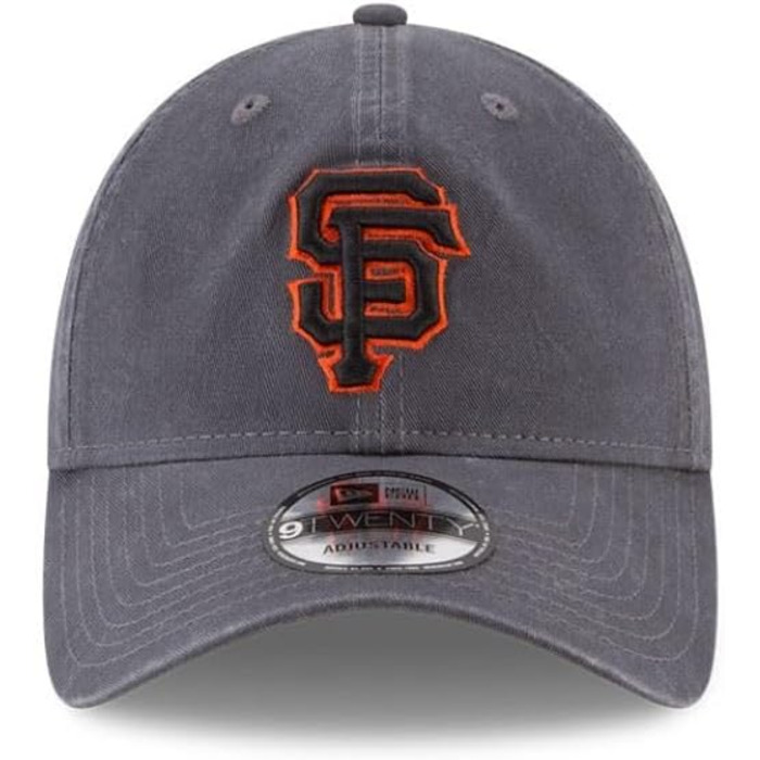 Кепка бейсболка New Era MLB Core Classic 9twenty San Francisco Giants сіра унісекс