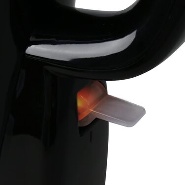 Електричний чайник Emerio WK-125130, 1.7 л, 2200 Вт, з нержавіючої сталі, без BPA, чорний/золотий