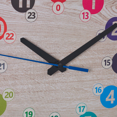 Relaxdays Colorful Wall Clock for Children