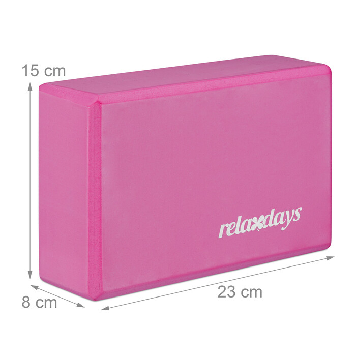 Relaxdays Yoga Block Set of 2