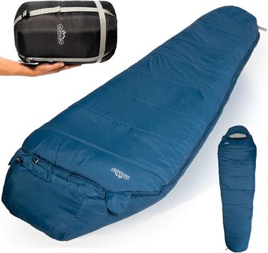 Спальний мішок Outdoro 3-4 сезони для кемпінгу та відпочинку на природі (чоловічий, жіночий)