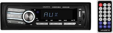 Автомобільна аудіосистема Majestic SA 400 BT USB AX з Bluetooth, MP3/WMA, USB/Micro SD, пульт ДУ, 100 Вт (25 Вт x 4), чорна