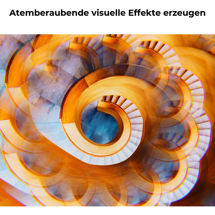 Фільтр-призма Kaleidoscope K&F Concept Nano-B Serie 67mm, ефектний фільтр для фотографії