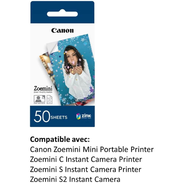 Canon Zoemini 2: Портативний фотодрук Bluetooth 5.0 (Рожеве золото)