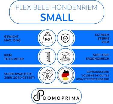 Нашийник для собак DOMOPRIMA: міцний, безпечний, 3 розміри (S, M), 4 кольори (сірий, блакитний, зелений, рожевий)