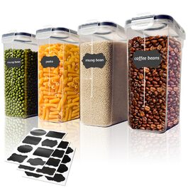 Набір контейнерів для зберігання Romon (4 шт.) з герметичним закриттям, BPA-free, 4L, для кухні