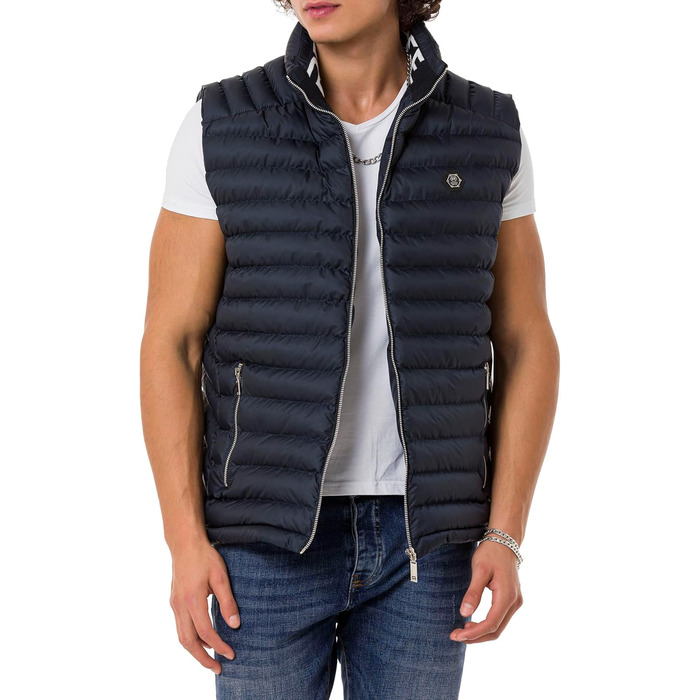 Жилет Redbridge з блискавкою та коміром-стійкою, колір Navy Blue (темно-синій)