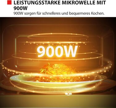 Мікрохвильова піч Toshiba MW3-AG25PFI(MG) з грилем та функцією духовки - 25L, 900W Inverter, 1100W Grill, вбудована, цифрова, 57dB, Chef-Abtauung, сірий колір Morandi, 25L, гриль, інвертор