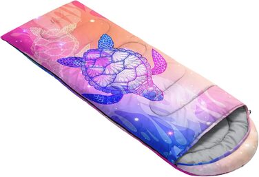 Сплячі мішки QOOMO для кемпінгу, 3 сезони, для дорослих та дітей, легкі, водонепроникні, для подорожей та відпочинку на природі