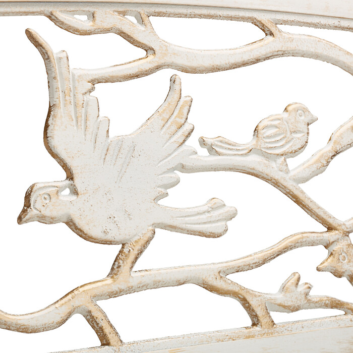 Relaxdays Garden Bench - Bird Design