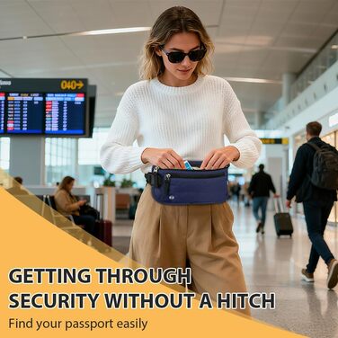 Чоловіча/Жіноча поясна сумка DiULi, чорна/темно-синя, для спорту, подорожей та активного відпочинку