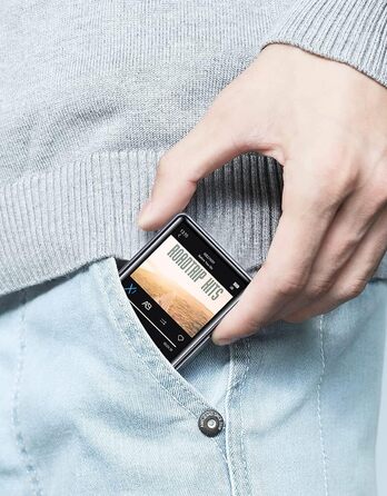 MP3 плеєр 64GB Bluetooth 5.3 HiFi з металевим корпусом, радіо FM, диктофон, сенсорний екран 2.4